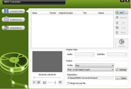 Oposoft MKV Converter