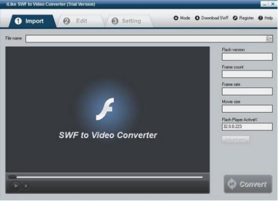 iLike SWF to Video Converter