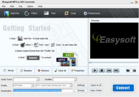 4Easysoft MP4 to AVI Converter